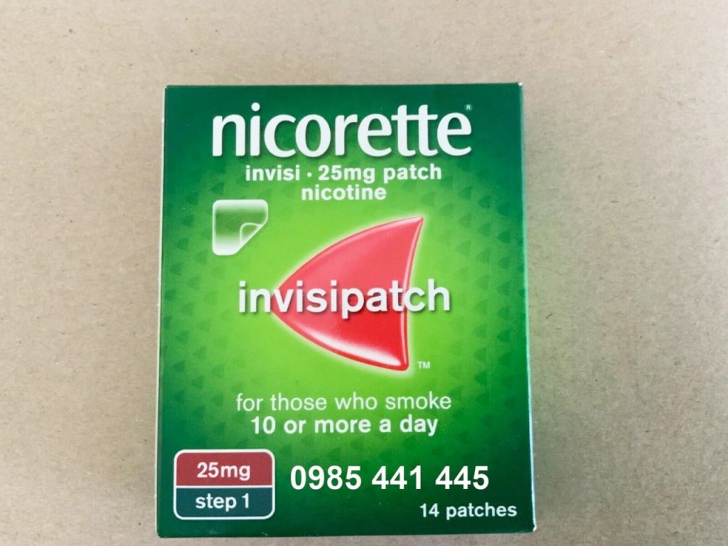 Miếng dán Nicorette Invisipatch